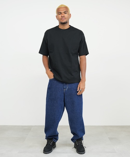 BASIS(ベイシス)の「SANDER LAND 8.1oz 無地 USコットン 半袖Tシャツ(Tシャツ/カットソー・メンズ・ホワイト/ブラック・MEDIUM/LARGE/X-LARGE)」の16枚目の写真