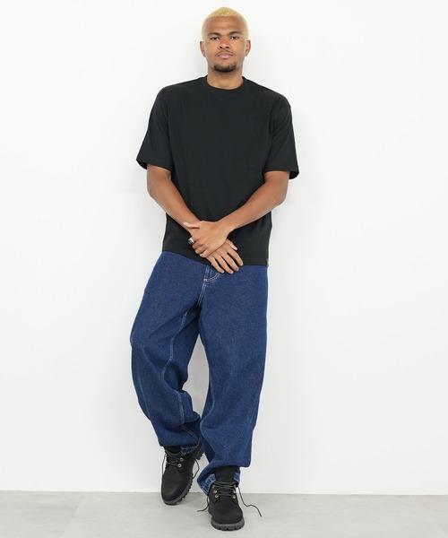 BASIS(ベイシス)の「SANDER LAND 8.1oz 無地 USコットン 半袖Tシャツ(Tシャツ/カットソー・メンズ・ホワイト/ブラック・MEDIUM/LARGE/X-LARGE)」の17枚目の写真