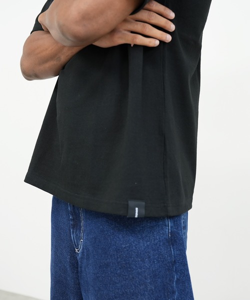 BASIS(ベイシス)の「SANDER LAND 8.1oz 無地 USコットン 半袖Tシャツ(Tシャツ/カットソー・メンズ・ホワイト/ブラック・MEDIUM/LARGE/X-LARGE)」の19枚目の写真