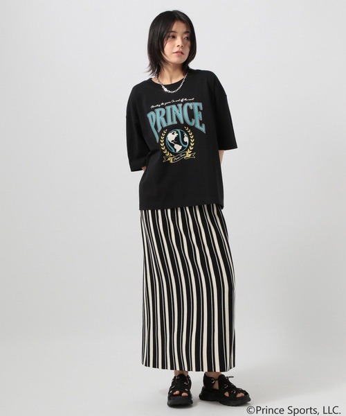 PRINCE(プリンス)の「【Prince(プリンス)】別注グラフィックTシャツ(Tシャツ/カットソー・レディース・ブラック/オフホワイト/グリーン・FREE)」の6枚目の写真