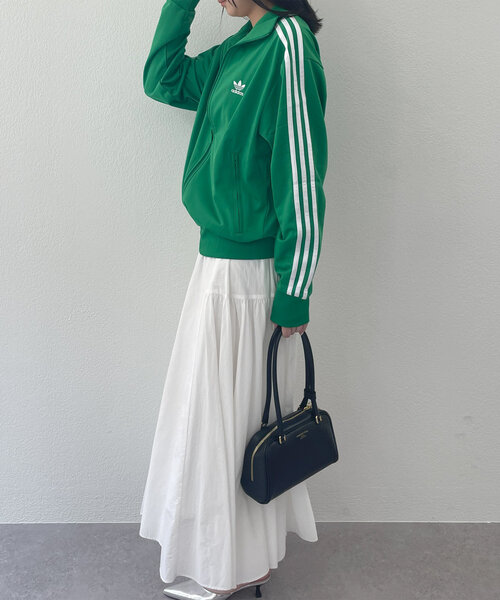 LOUNGEDRESS（ラウンジドレス）の「【adidas /アディダス】ファイヤーバード トラックトップ（その他アウター・レディース・グリーン・MEDIUM）」の5枚目の写真