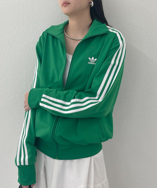 LOUNGEDRESS（ラウンジドレス）の「【adidas /アディダス】ファイヤーバード トラックトップ（その他アウター・レディース・グリーン・MEDIUM）」の9枚目の写真