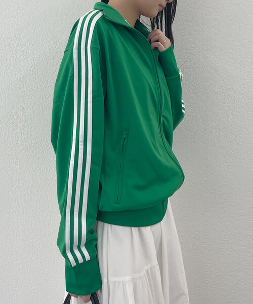 LOUNGEDRESS（ラウンジドレス）の「【adidas /アディダス】ファイヤーバード トラックトップ（その他アウター・レディース・グリーン・MEDIUM）」の13枚目の写真