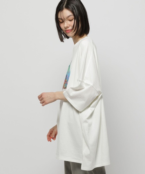 niko and...（ニコアンド）の「イルカアソートBIGTシャツ（Tシャツ/カットソー・レディース・チャコール/グレー/オフホワイト・FREE）」の12枚目の写真