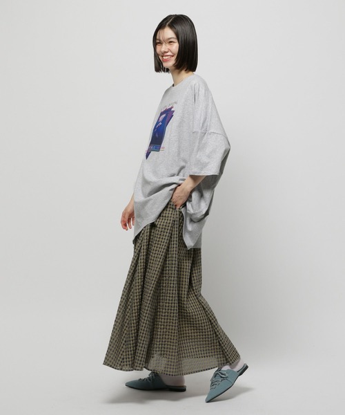 niko and...（ニコアンド）の「イルカアソートBIGTシャツ（Tシャツ/カットソー・レディース・チャコール/グレー/オフホワイト・FREE）」の14枚目の写真