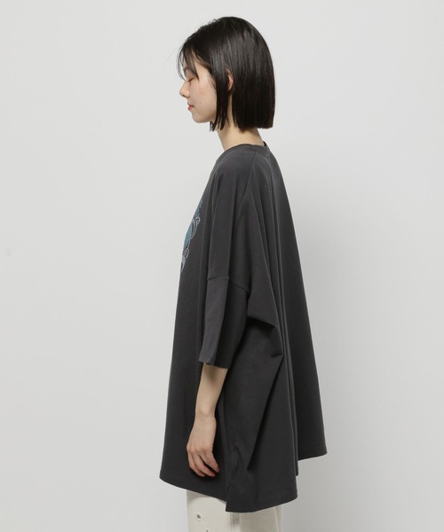 niko and...（ニコアンド）の「イルカアソートBIGTシャツ（Tシャツ/カットソー・レディース・チャコール/グレー/オフホワイト・FREE）」の22枚目の写真