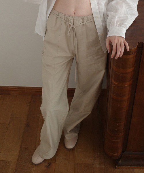 clor（クロル）の「COTTON DRAWSTRING PANTS（その他パンツ・レディース・ベージュ/ホワイト/レッド/ブラック・S/M）」の12枚目の写真
