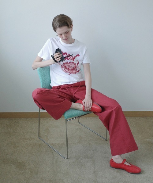 clor（クロル）の「COTTON DRAWSTRING PANTS（その他パンツ・レディース・ベージュ/ホワイト/レッド/ブラック・S/M）」の21枚目の写真
