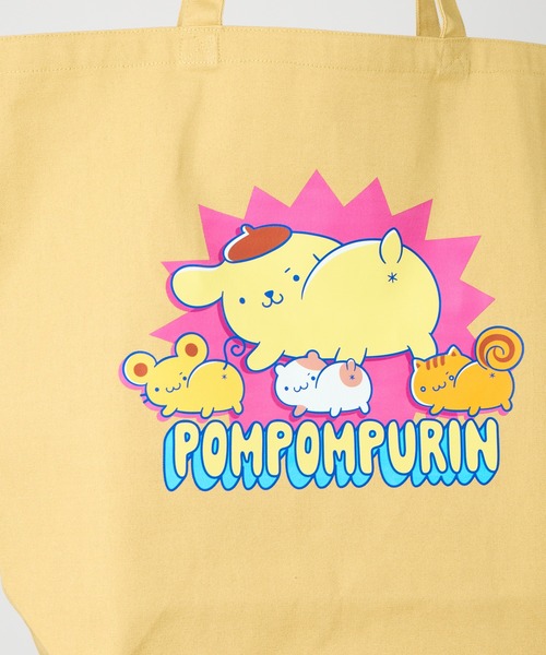 【レア】　ポムポムプリン　カット　BIG トートバッグ sanrio / サンリオ 】ポムポムプリン BIGトートバッグ WNI
