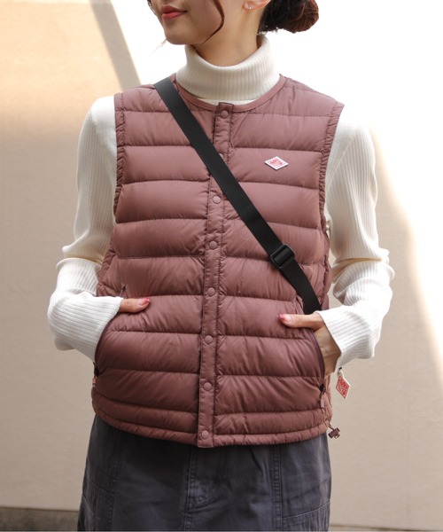 DANTON/ダントン インナーダウンクルーネックベスト INNERDOWN