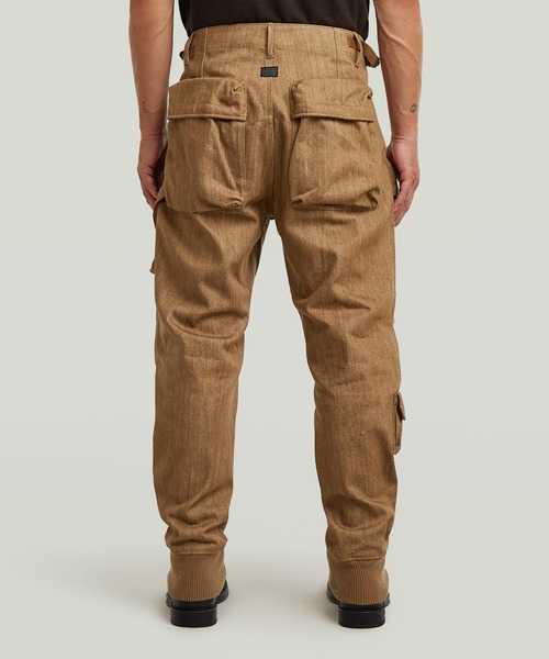 G-STAR(ジースター)の「E RELAXED TAPERED CARGO/ワイドリラックスカラーデニムカーゴパンツ(カーゴパンツ・メンズ・ブラウン系その他・32inch/30inch/28inch/34inch/36inch/31inch/29inch/27inch/33inch)」の2枚目の写真