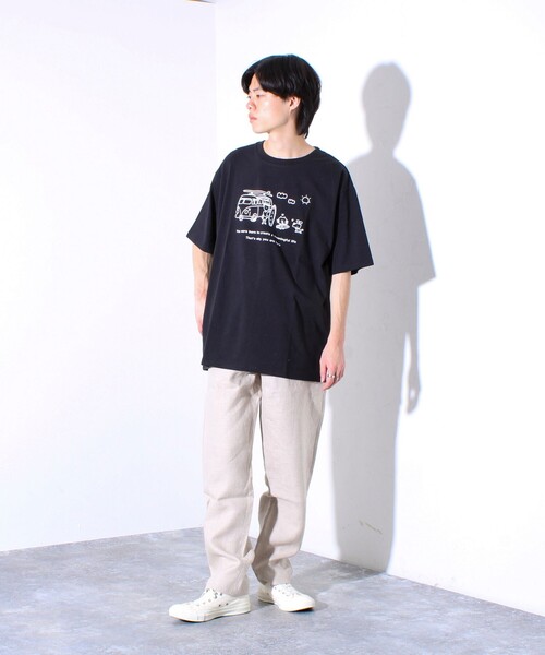 セール】【tuu/トゥー】白黒プリントTシャツ ② サーフワーゲン