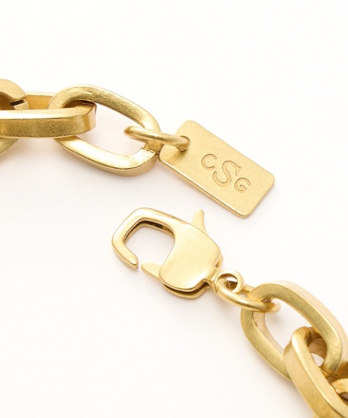 Curensology(カレンソロジー)の「Curensology(カレンソロジー)/<CSG>PLMPチェーンブレスレット(ブレスレット・レディース・ゴールド・FREE)」の3枚目の写真