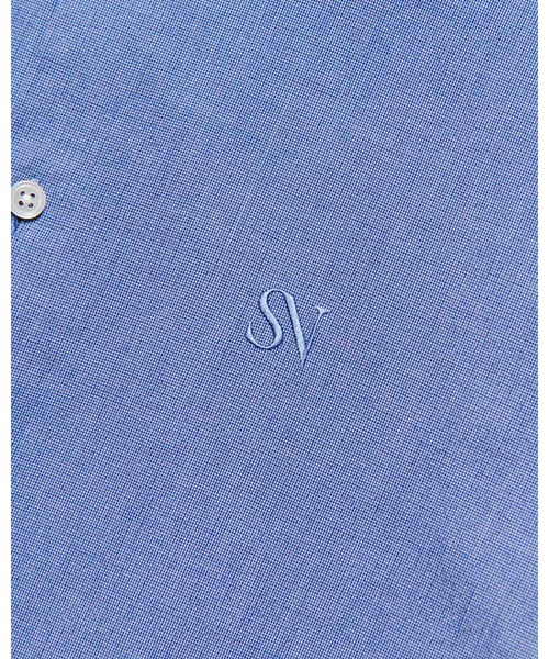 SOPHNET.（ソフネット）の「VOILE WASHER REGULAR-FIT SHIRT（シャツ/ブラウス・メンズ・ホワイト/ネイビー・2/3/4/1/5）」の5枚目の写真