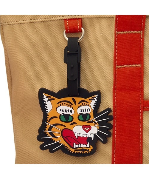 【ONITSUKA TIGER 】トートバッグ　虎刺繍　キャンパス Onitsuka Tiger（オニツカタイガー）の「SMALL CANVAS BAG