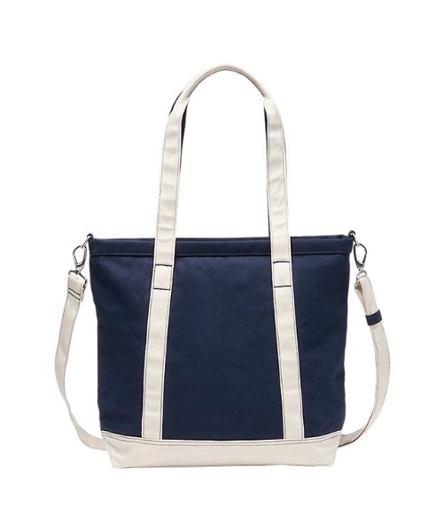 Onitsuka Tiger トートバッグ 緑/ピンク チャームがポイント＜onitsukatiger＞SMALL CANVAS TOTE BAG