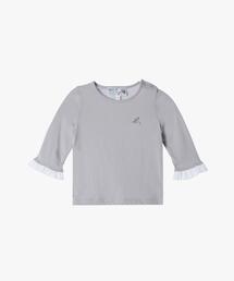 【新品】agnes b. アニエスベー★カットソー★長袖★M★グレー系 agnes b.｜アニエスベーのTシャツ/カットソー（グレー/灰色系）通販