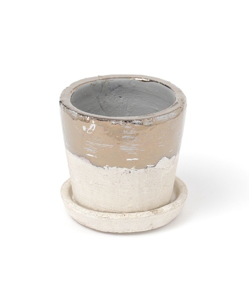 テラコッタ バイカラー ポット S（フラワーベース）｜GEORGE'S