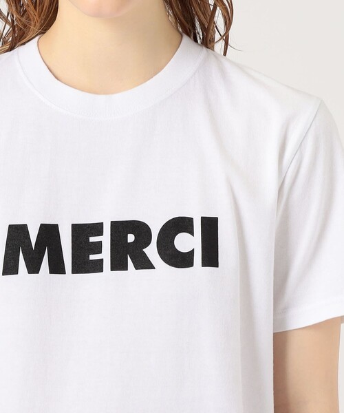 TANGTANG(タンタン)の「TANGTANG MERCI Tシャツ(Tシャツ/カットソー・レディース・ホワイト・S)」の9枚目の写真