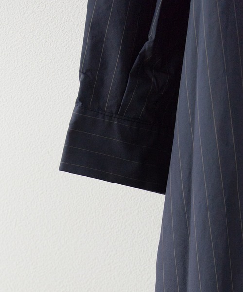 c/est(シーエ)の「c/est/シーエ LOSS シャツワンピース 秋物 秋服 2026年秋冬(シャツワンピース・レディース・ネイビー/オフホワイト/ブルー・FREE)」の12枚目の写真