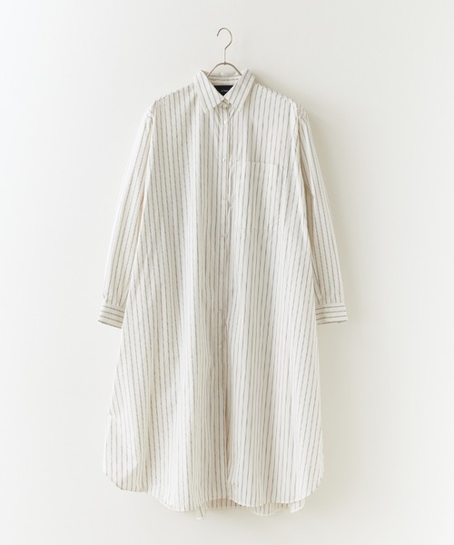 c/est(シーエ)の「c/est/シーエ LOSS シャツワンピース 秋物 秋服 2026年秋冬(シャツワンピース・レディース・ネイビー/オフホワイト/ブルー・FREE)」の19枚目の写真