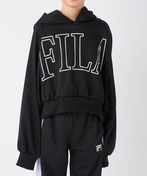 FILA（フィラ）の「FILAショート丈フード付きスウェット（スウェット・キッズ・杢グレー/ブラック・130/150/140/160/170）」の21枚目の写真