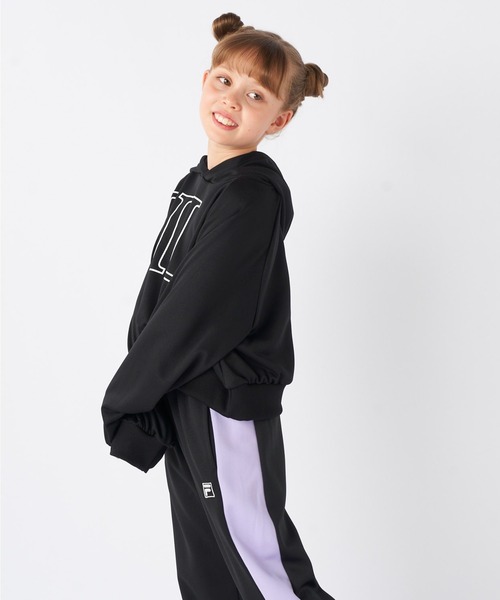 FILA（フィラ）の「FILAショート丈フード付きスウェット（スウェット・キッズ・杢グレー/ブラック・130/150/140/160/170）」の15枚目の写真