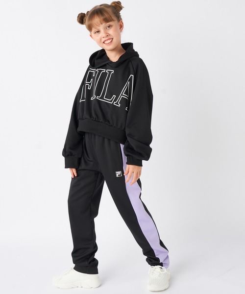FILA（フィラ）の「FILAショート丈フード付きスウェット（スウェット・キッズ・杢グレー/ブラック・130/150/140/160/170）」の19枚目の写真