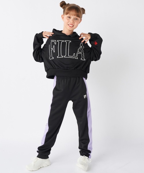 FILA（フィラ）の「FILAショート丈フード付きスウェット（スウェット・キッズ・杢グレー/ブラック・130/150/140/160/170）」の20枚目の写真