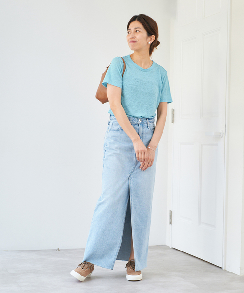 イエナ　リネンTシャツ リネンTシャツ（Tシャツ／カットソー）｜IENA（イエナ）の通販