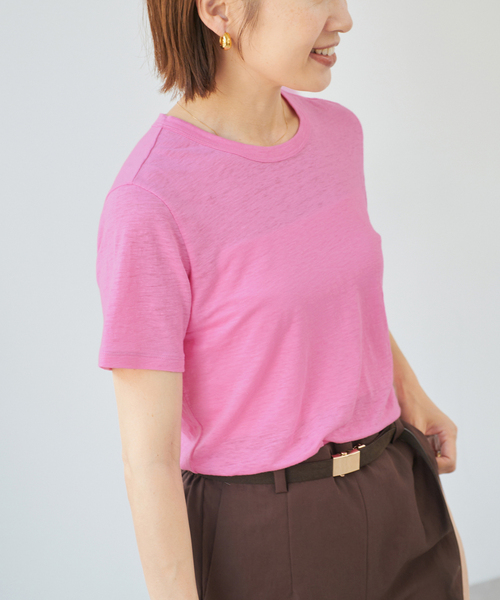 【IENA】FrenchLinen JK IENA】FrenchLinen JK IENA】FrenchLinen JK Kensington Stripe Linen