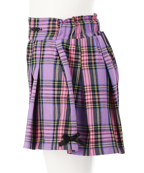 ANAP kids(アナップキッズ)の「チェック柄プリーツ風キュロット(その他パンツ・キッズ・ライトピンク/ラベンダー/パープル・110cm/120cm/130cm)」の9枚目の写真