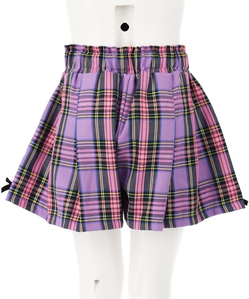 ANAP kids(アナップキッズ)の「チェック柄プリーツ風キュロット(その他パンツ・キッズ・ライトピンク/ラベンダー/パープル・110cm/120cm/130cm)」の10枚目の写真