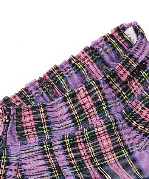 ANAP kids(アナップキッズ)の「チェック柄プリーツ風キュロット(その他パンツ・キッズ・ライトピンク/ラベンダー/パープル・110cm/120cm/130cm)」の11枚目の写真