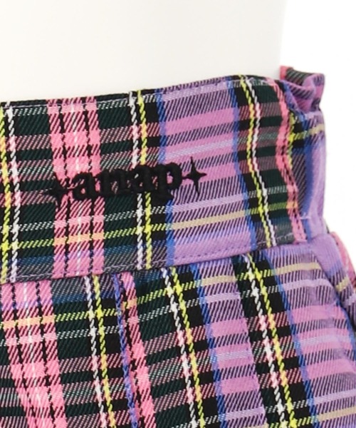 ANAP kids(アナップキッズ)の「チェック柄プリーツ風キュロット(その他パンツ・キッズ・ライトピンク/ラベンダー/パープル・110cm/120cm/130cm)」の13枚目の写真