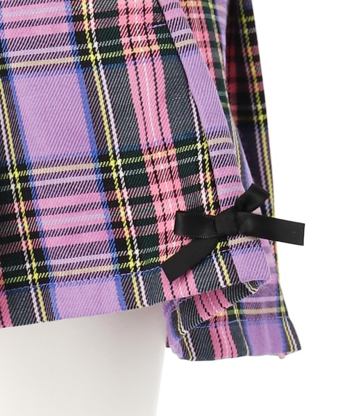 ANAP kids(アナップキッズ)の「チェック柄プリーツ風キュロット(その他パンツ・キッズ・ライトピンク/ラベンダー/パープル・110cm/120cm/130cm)」の15枚目の写真