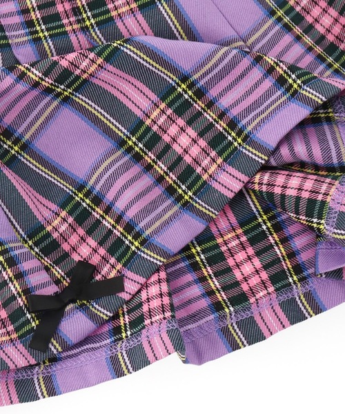 ANAP kids(アナップキッズ)の「チェック柄プリーツ風キュロット(その他パンツ・キッズ・ライトピンク/ラベンダー/パープル・110cm/120cm/130cm)」の16枚目の写真