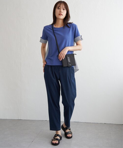ikka(イッカ)の「袖ツイスト切り替えプルオーバー【親子コーデ】(Tシャツ/カットソー・レディース・ブラウン系その他/オフホワイト/ブルー/ネイビー・S/L/M)」の22枚目の写真