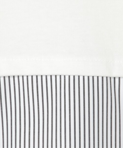 ikka(イッカ)の「袖ツイスト切り替えプルオーバー【親子コーデ】(Tシャツ/カットソー・レディース・ブラウン系その他/オフホワイト/ブルー/ネイビー・S/L/M)」の7枚目の写真