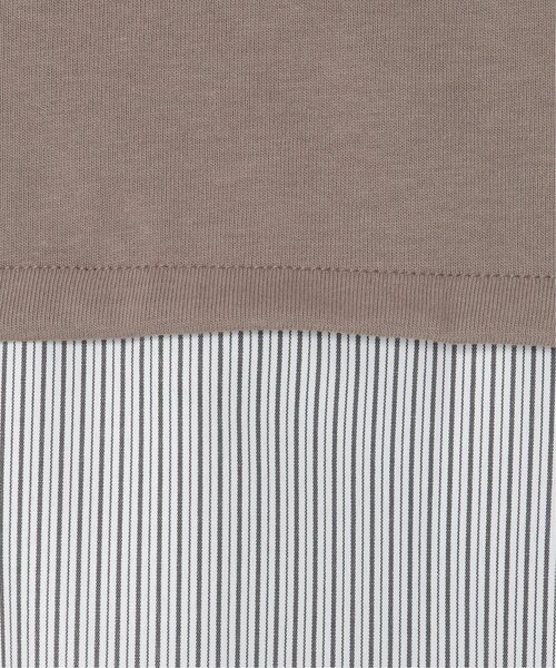 ikka(イッカ)の「袖ツイスト切り替えプルオーバー【親子コーデ】(Tシャツ/カットソー・レディース・ブラウン系その他/オフホワイト/ブルー/ネイビー・S/L/M)」の11枚目の写真