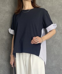 袖ツイスト切り替えプルオーバー【親子コーデ】