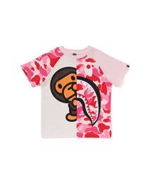 Apee ピンク　カモフラ柄　Tシャツ　XS エイプ BAPE ア ベイシング エイプ ピンク カモフラ 迷彩 Tシャツ