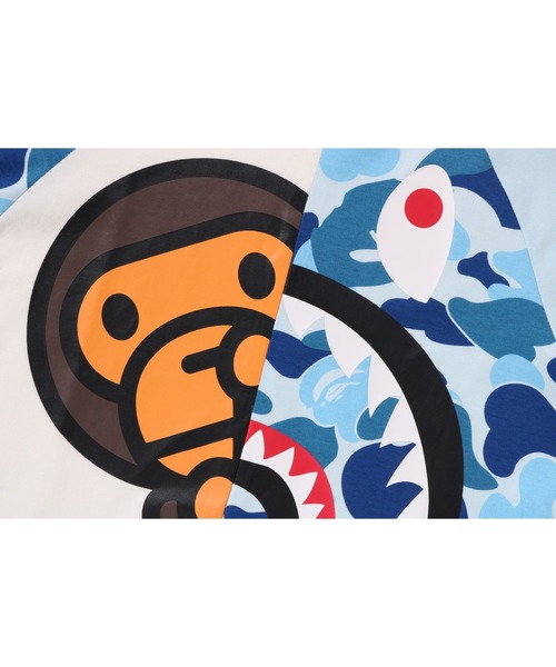 A BATHING APE（アベイシングエイプ）の「ABC CAMO SHARK MILO TEE（Tシャツ/カットソー・キッズ・ピンク/グリーン/ブルー・110/140/130/120/90/100）」の8枚目の写真