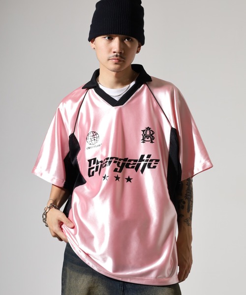 FUNALIVE(ファンアライブ)の「ラグランハーフスリーブサッカーシャツ(その他トップス・メンズ・シルバー系その他/シルバー×ブルー/シルバー・M/L/XL)」の20枚目の写真