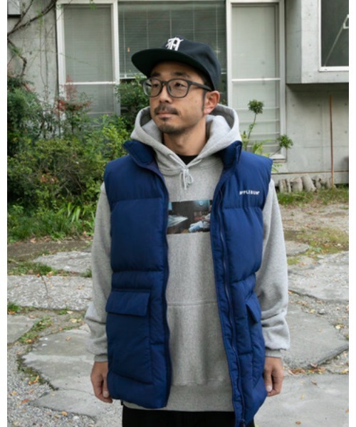 APPLEBUM(アップルバム)の「Puff Vest(ダウンベスト・メンズ・ブラック/ダークブルー・X-LARGE/LARGE/MEDIUM)」の2枚目の写真