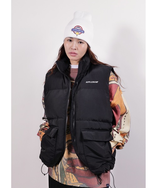 APPLEBUM(アップルバム)の「Puff Vest(ダウンベスト・メンズ・ブラック/ダークブルー・X-LARGE/LARGE/MEDIUM)」の1枚目の写真