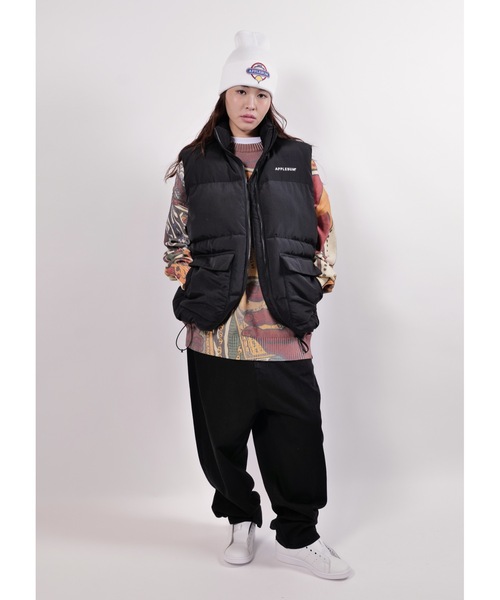 APPLEBUM(アップルバム)の「Puff Vest(ダウンベスト・メンズ・ブラック/ダークブルー・X-LARGE/LARGE/MEDIUM)」の7枚目の写真