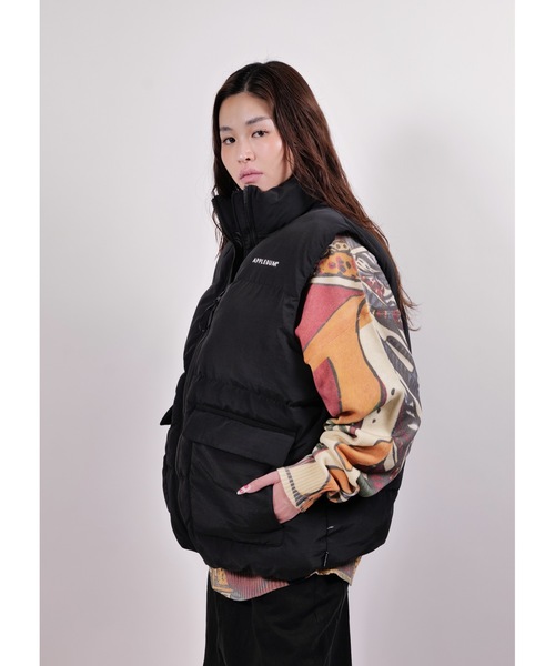 APPLEBUM(アップルバム)の「Puff Vest(ダウンベスト・メンズ・ブラック/ダークブルー・X-LARGE/LARGE/MEDIUM)」の8枚目の写真