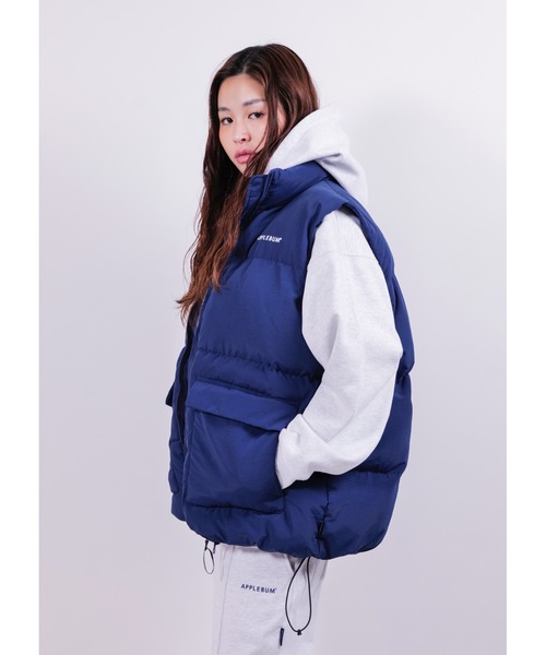 APPLEBUM(アップルバム)の「Puff Vest(ダウンベスト・メンズ・ブラック/ダークブルー・X-LARGE/LARGE/MEDIUM)」の14枚目の写真