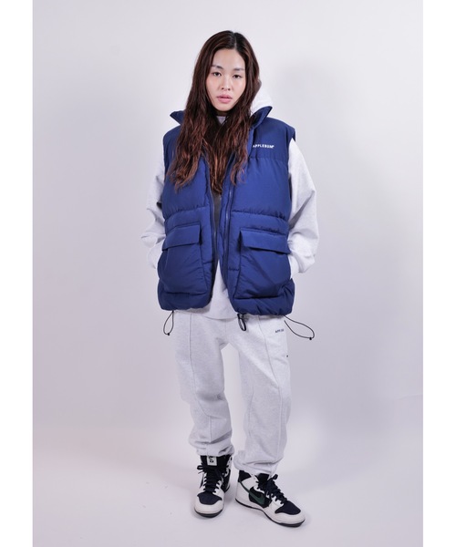 APPLEBUM(アップルバム)の「Puff Vest(ダウンベスト・メンズ・ブラック/ダークブルー・X-LARGE/LARGE/MEDIUM)」の16枚目の写真